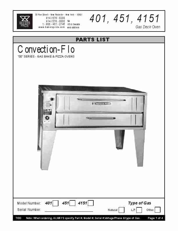 Bakers Pride Oven Oven 401-page_pdf